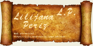 Lilijana Periz vizit kartica